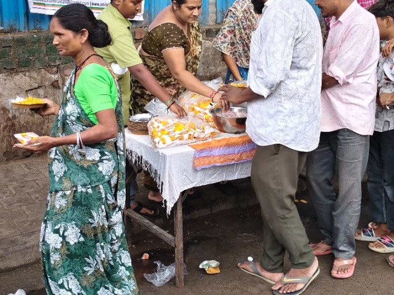 Calamity relief distribution